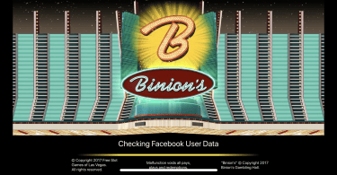 Binion's Casino loading screen