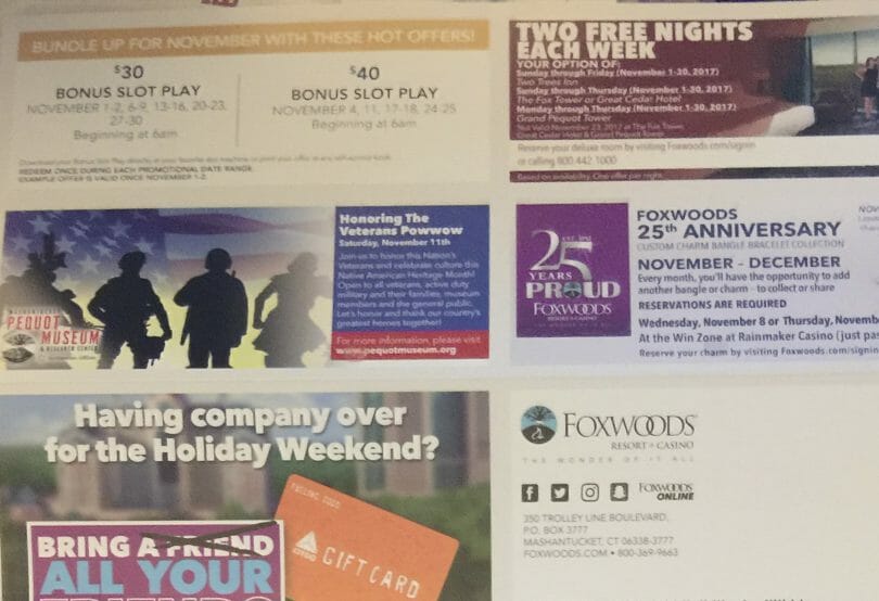 Offers from Foxwoods