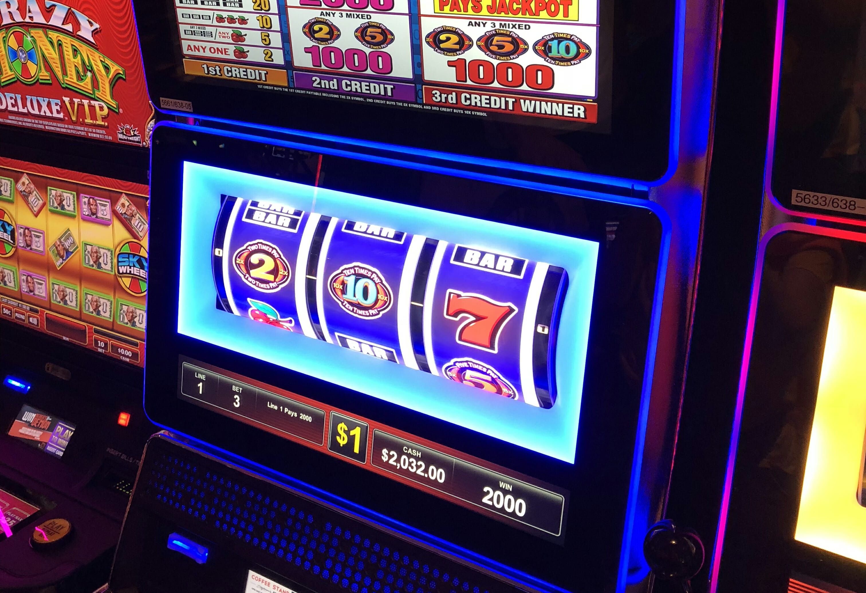 individual slot machine symbols