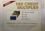 MGM Tier Credit Multiplier