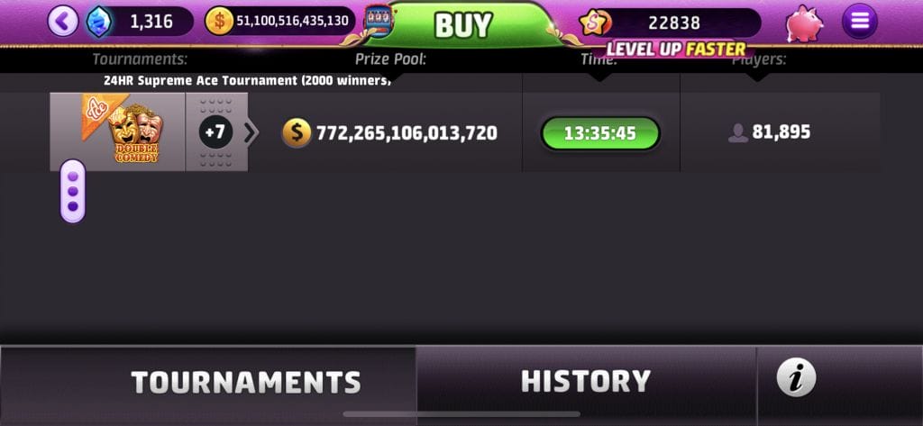 Slotomania tournaments