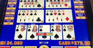 Video Poker Full Pay Jacks or Better Royal Flush