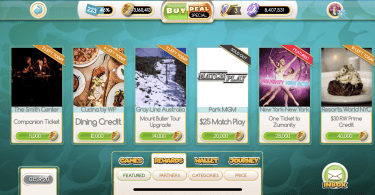 MyVegas Slots reward examples