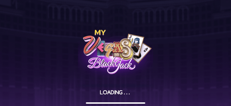 myVEGAS Blackjack loading screen