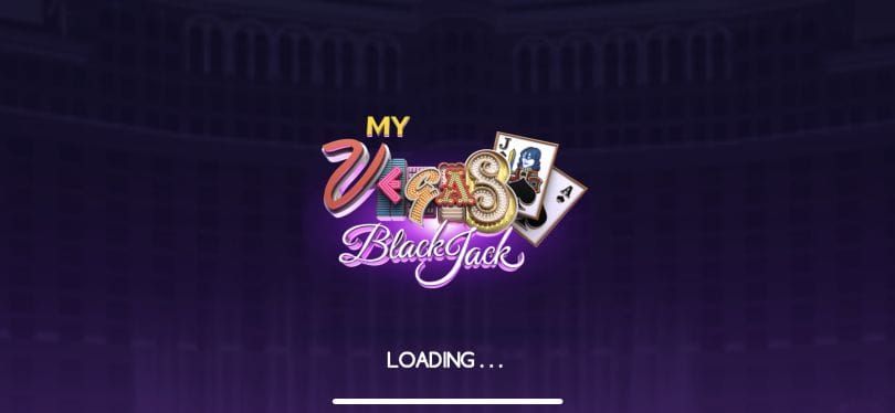 myVEGAS Blackjack loading screen
