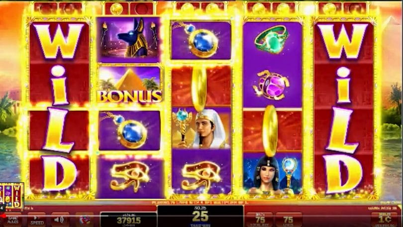 Golden Egypt by IGT coins land