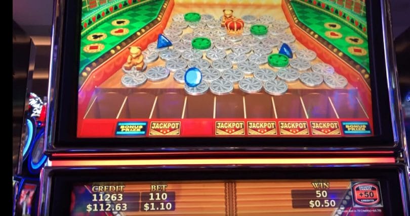 Jackpot Streams by Konami drop slots labeled