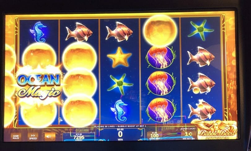 Ocean Magic by IGT wild overlay