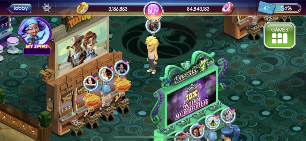 Pop Slots casino floor