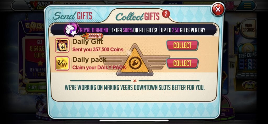 Vegas Words daily bonus