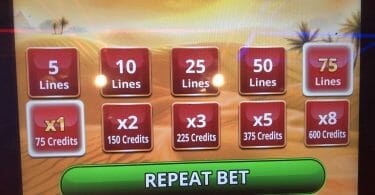 Golden Egypt Grand by IGT bet panel