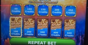Ocean Magic Grand by IGT bet panel