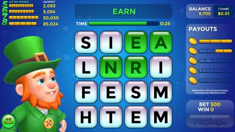Lucky Words by Gamblit Gaming payouts
