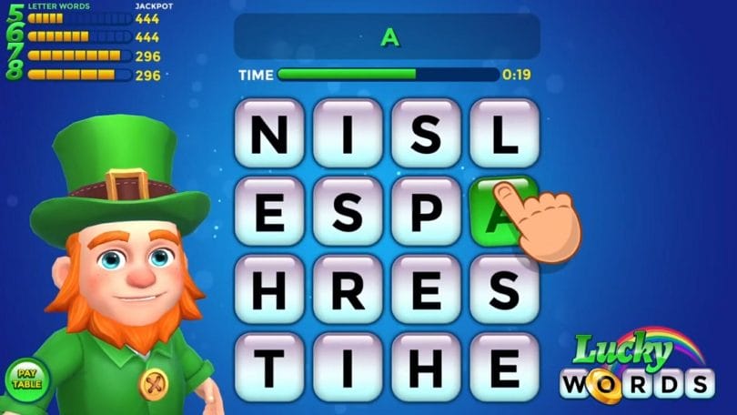 Lucky Words by Gamblit Gaming game play