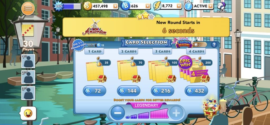 Bingo Blitz board options