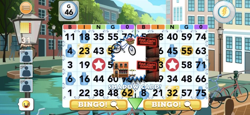 Bingo Blitz playing the game