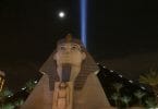 Luxor Las Vegas sphinx at night