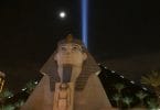 Luxor Las Vegas sphinx at night