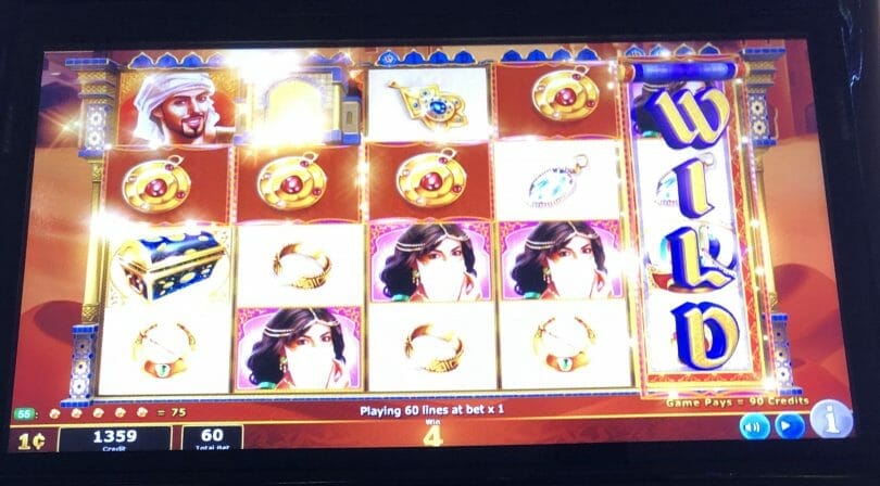 Aladdin's Fortune 3D by IGT wild reel active
