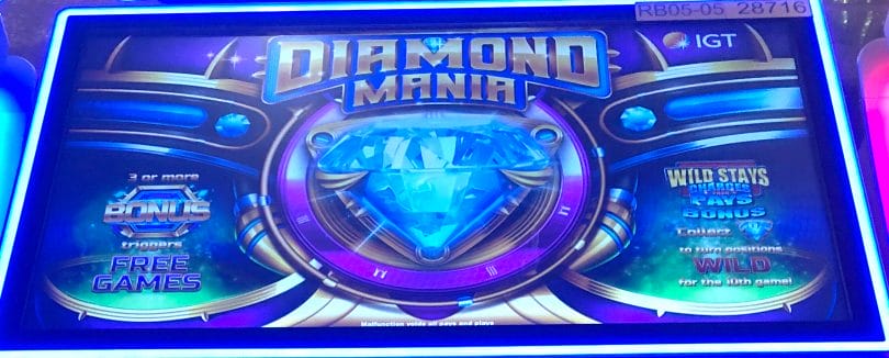 Diamond Mania by IGT top box