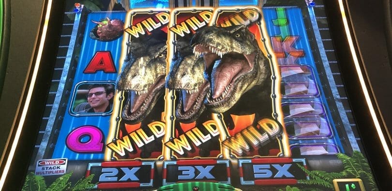 Jurassic Park Trilogy: Jurassic Park by IGT three wild reels