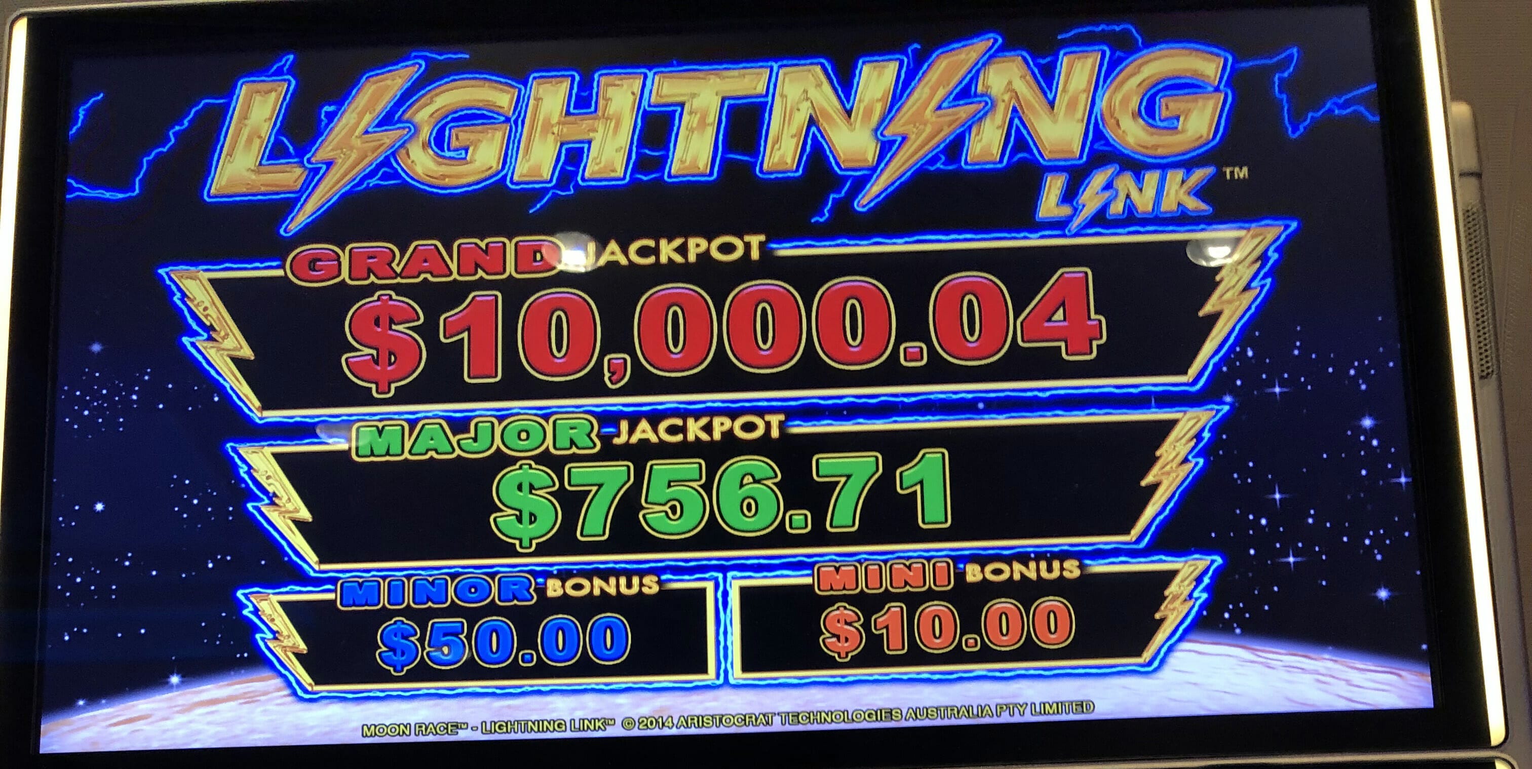 Lightning Poker Machine