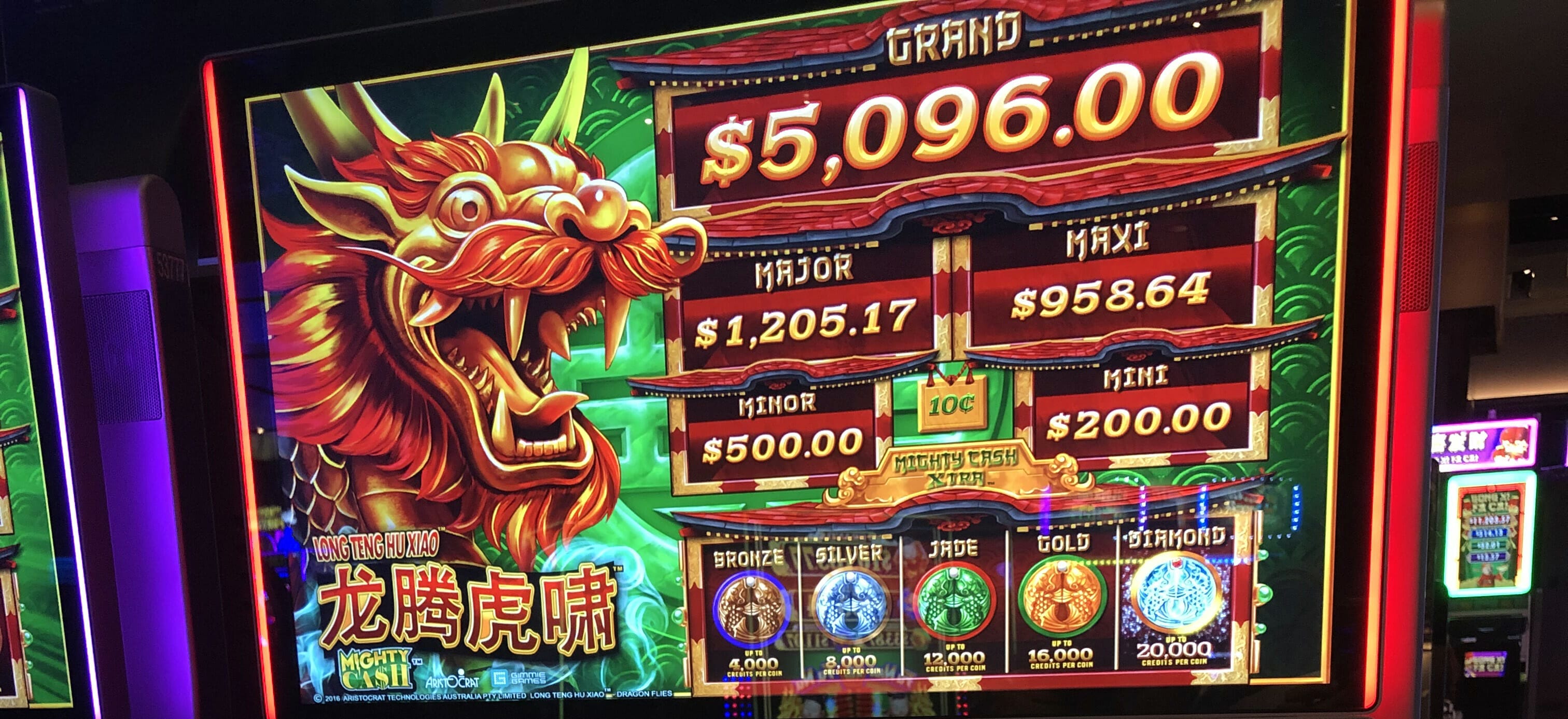 Mighty Cash Dragon Slot Machine