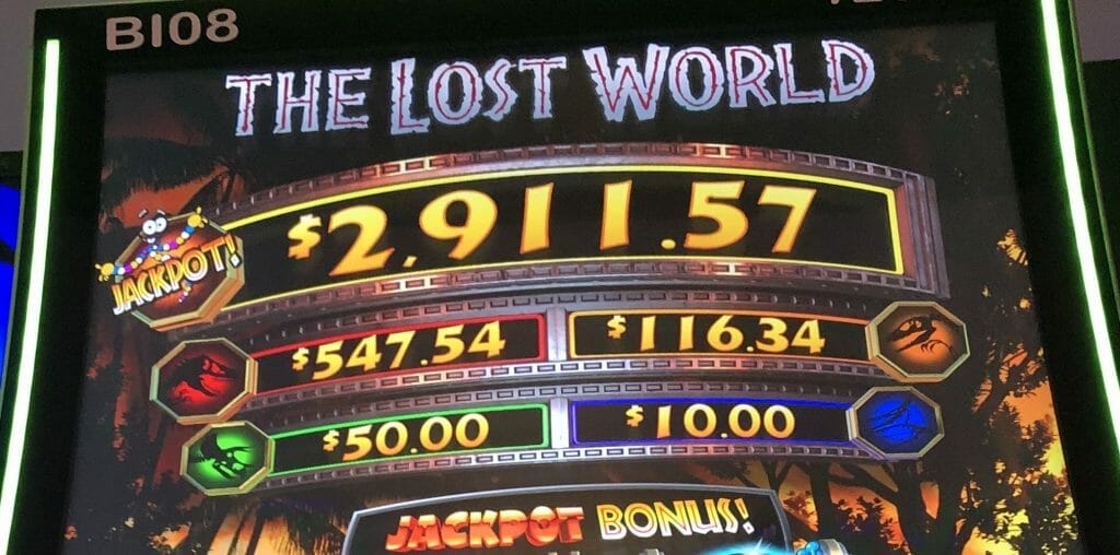 The Lost World by IGT progressives