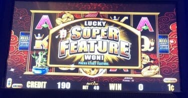 5 Frogs by Aristocrat super feature won