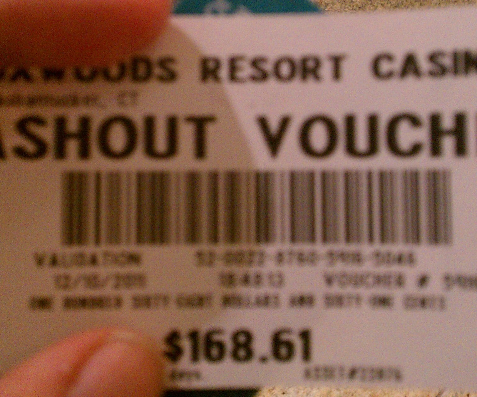how to check cashout voucher for slot machine
