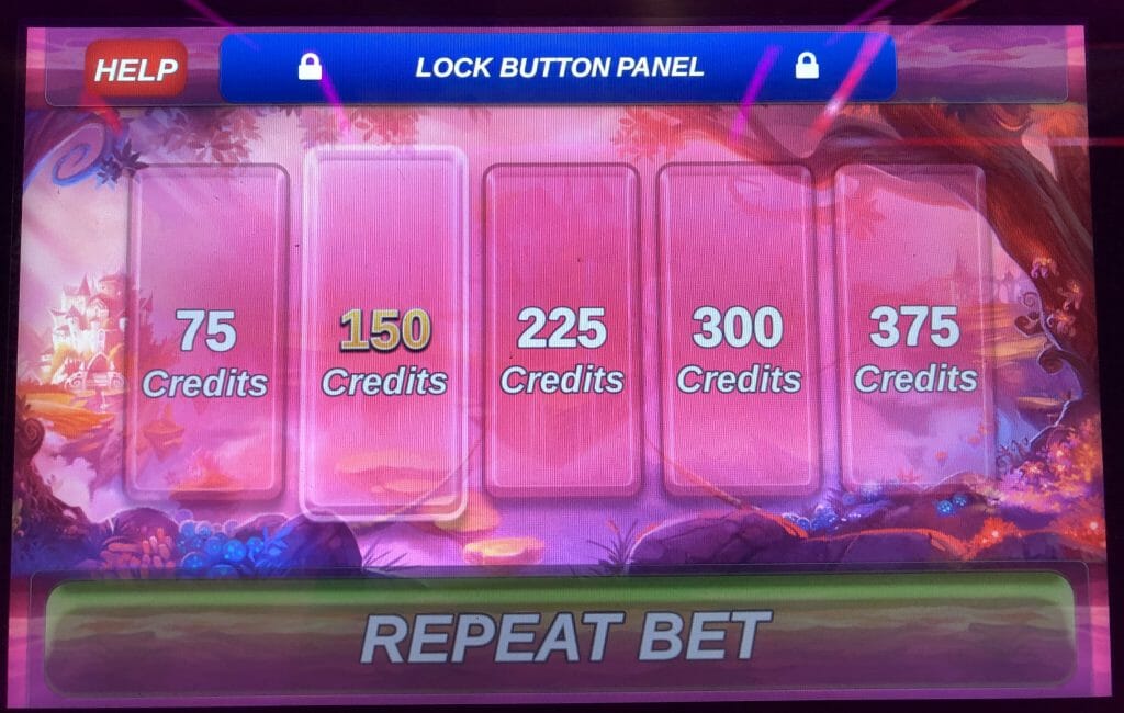 It's Magic: Ruby by IGT bet panel