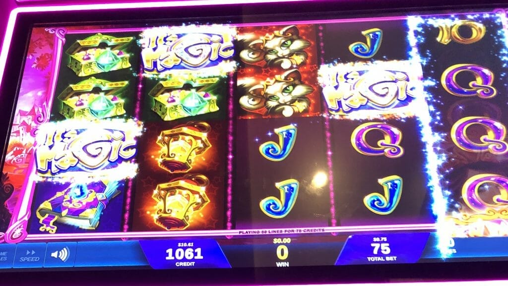 It's Magic: Ruby by IGT free spins triggered