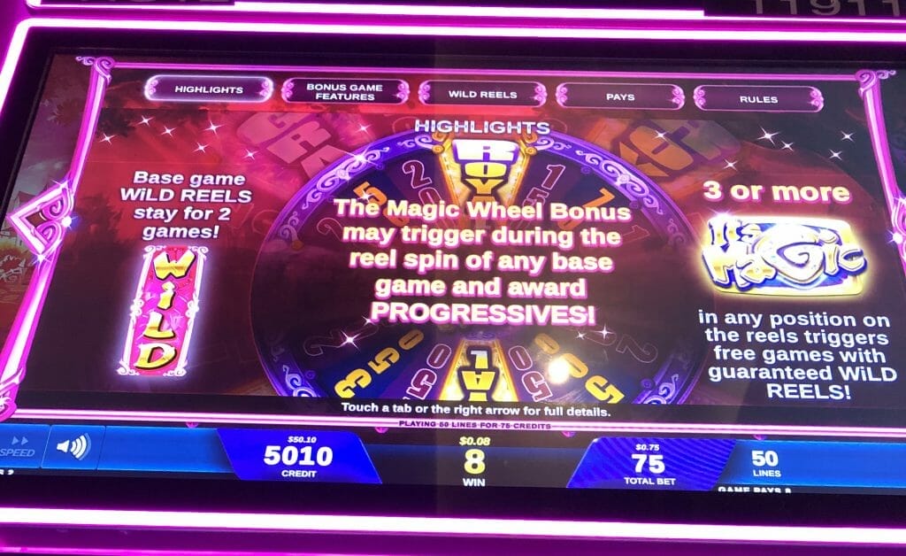 It's Magic: Ruby by IGT highlights