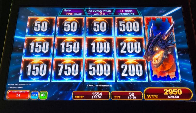 Money Galaxy Dragon's Return by Konami second board full
