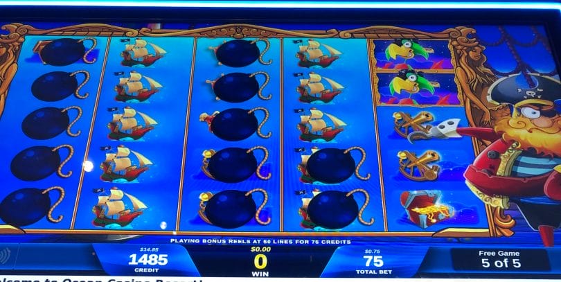 Wild Pirates by IGT final free spin