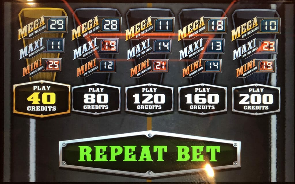 Harley Davidson by IGT bet panel
