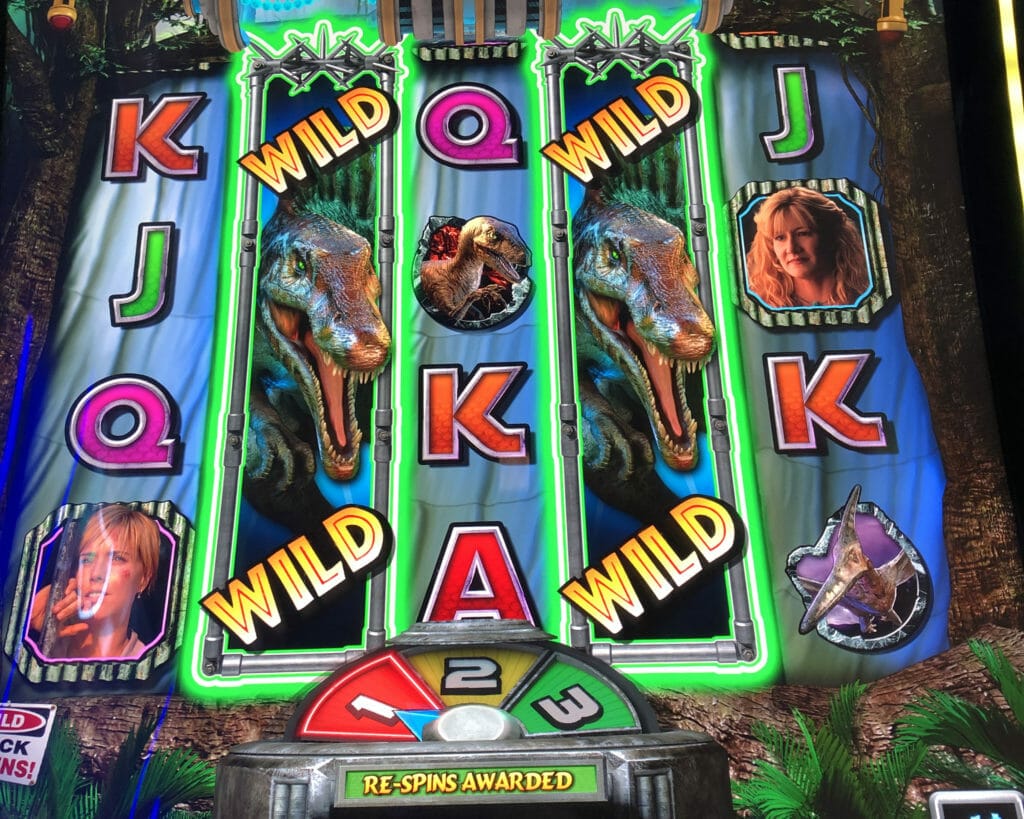 Jurassic Park by IGT wild reels respin