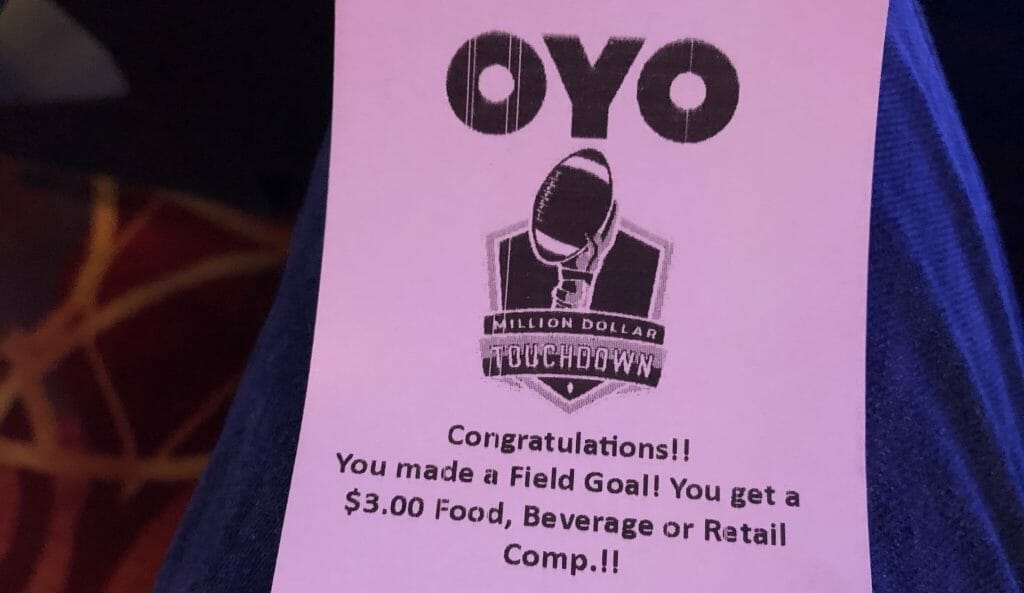 Oyo Hotel & Casino Las Vegas $3 comp