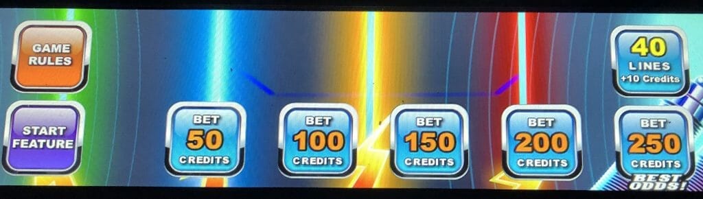 Quick Spin by Ainsworth bet panel