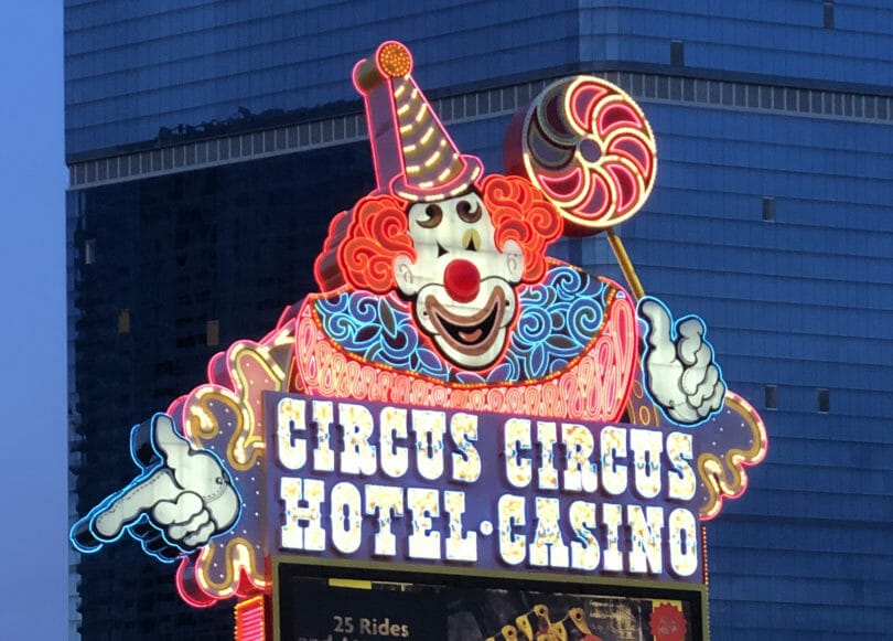 Circus Circus Las Vegas outside sign