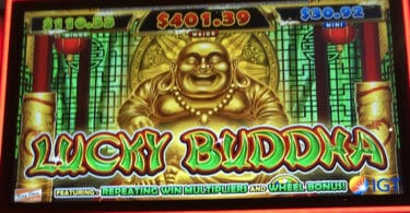 Lucky Buddha by IGT top screen