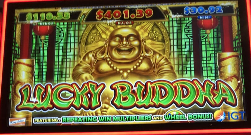 Lucky Buddha by IGT top screen