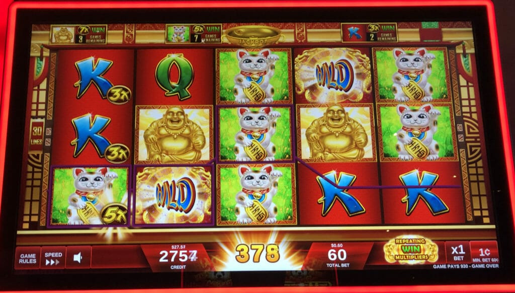 Lucky Buddha multiplied win