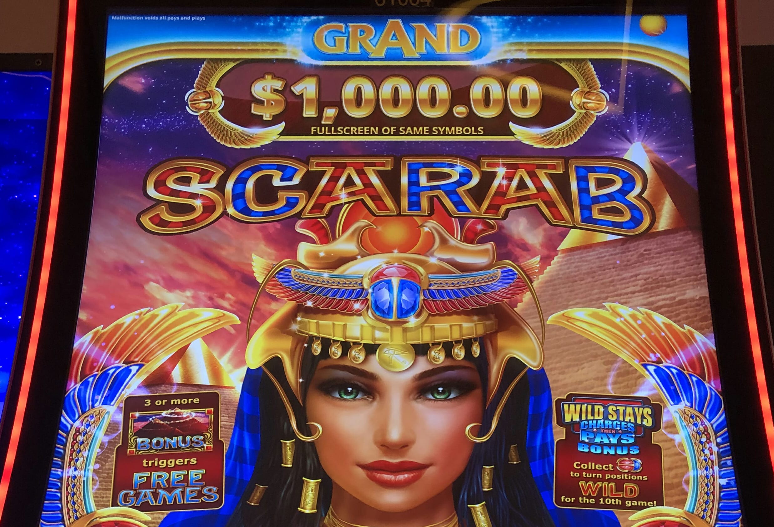 Scarab igt slot machine