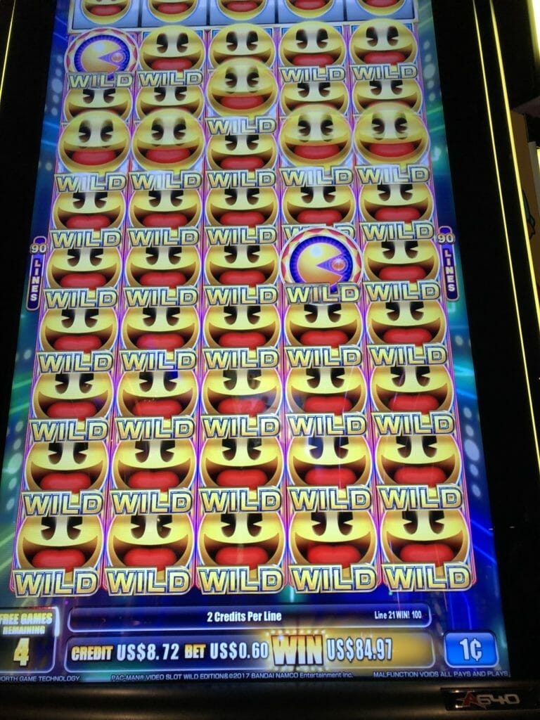 Pac Man Wild Edition by ainsworth full screen wilds free spins