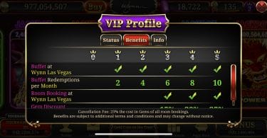 Wynn Slots 2020 VIP levels