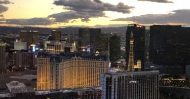 Las Vegas skyline from High Roller