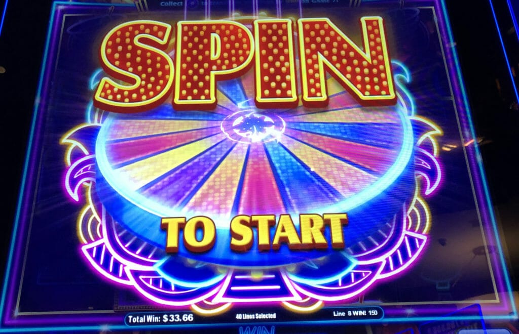 Quick Spin Super Lit Vegas by Ainsworth wheel spin