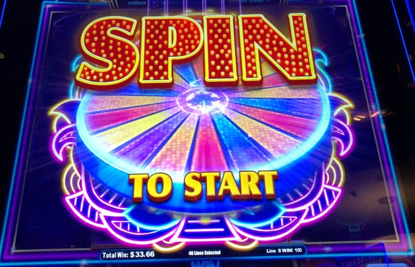 Quick Spin Super Lit Vegas by Ainsworth wheel spin