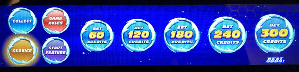 Quick Spin Super Wheel 7s by Ainsworth bet panel